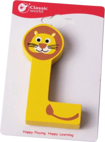 Classic World houten letter L