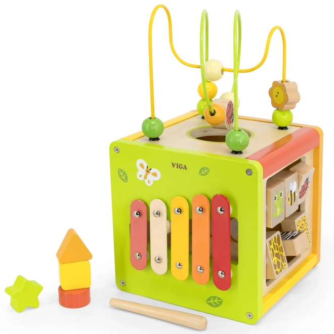 Houten blok 5-in-1