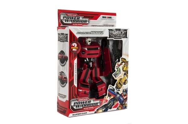 Transformer auto/robot plastic 18cm in doos 19x22x6cm - 1 stuk