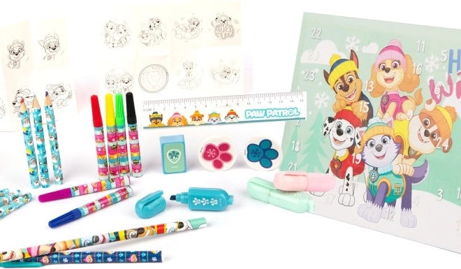 Adventskalender PAW PATROL – creatieve set voor kinderen