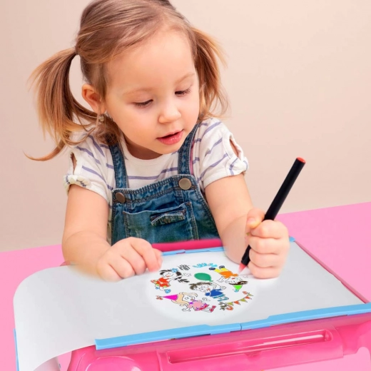 Eenvoudig overtrekken dankzij de projector