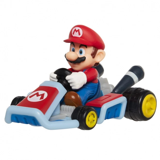Super Mario miniautootje met figuur
