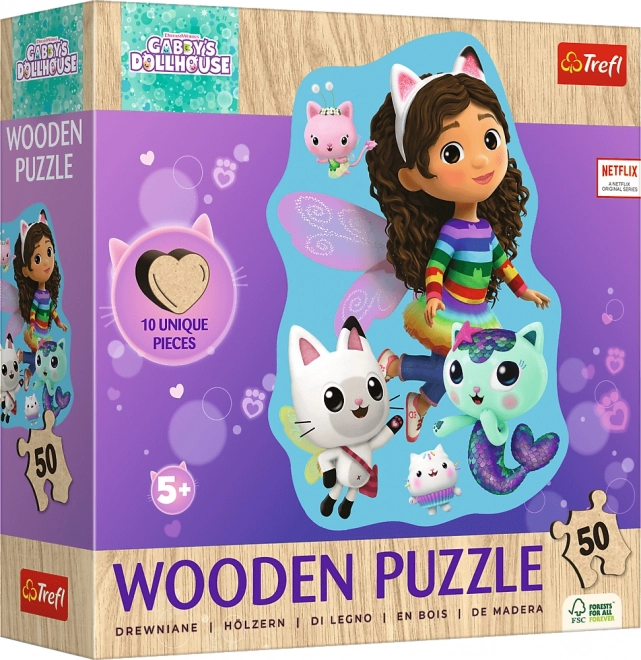 Houten Puzzel Gabynin Magisch Huisje 50 Stukken