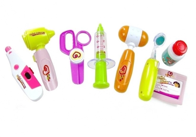 Koffertje met accessoires voor arts