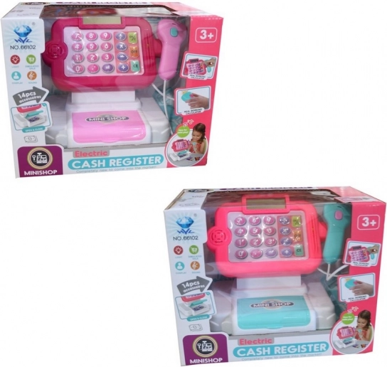 Digitale kassa met accessoires voor kinderen