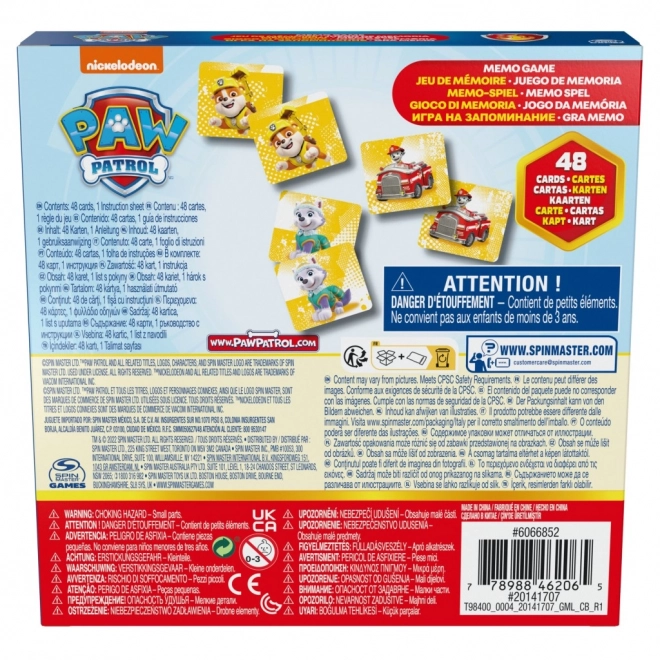 Paw Patrol Memory