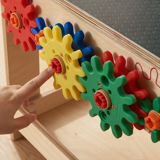 Houten bouwpakket STEM werkplaats met gereedschappen en accessoires