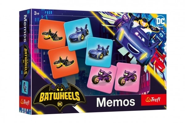 Pexeso Batmans wagenpark Batwheels