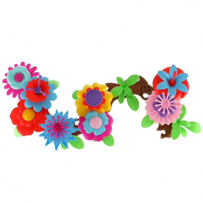 Creatieve bloem bouwset tuin