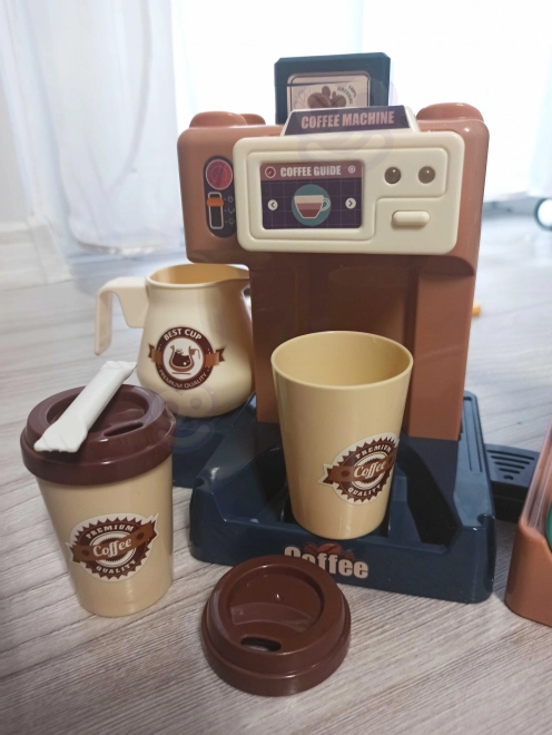 Leuke koffiemachine voor kinderen met accessoires WOOPIE