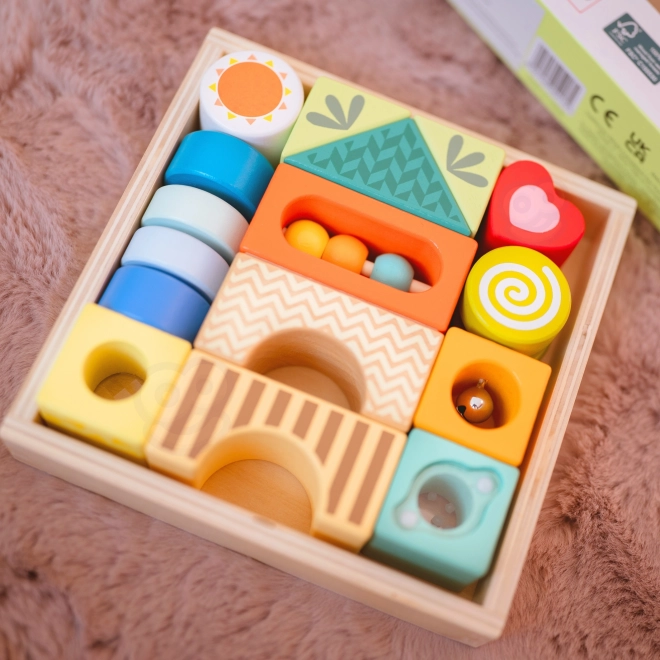 Houten sensorische blokken Classic World Montessori