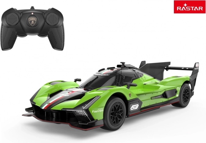 R/C auto 1:24 LAMBORGHINI SC63 groen van Rastar