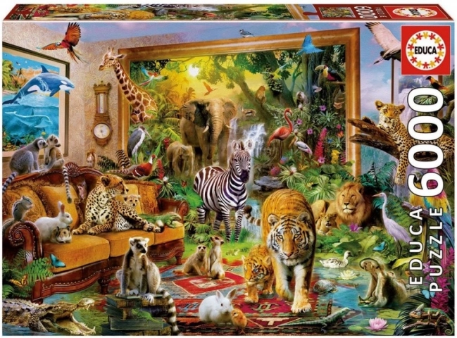 Educa Puzzel De intrede in de kamer 6000 stukjes
