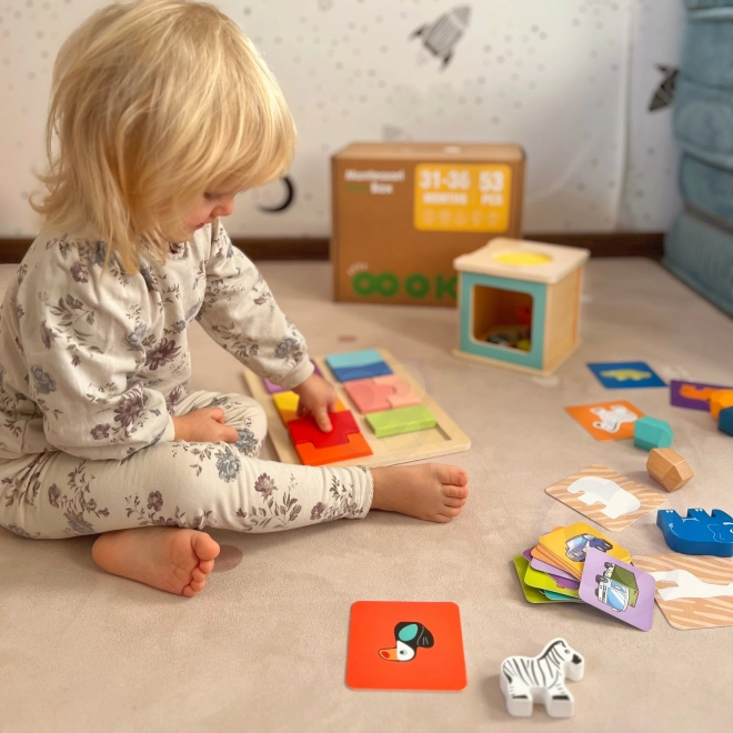Educatieve Montessori box voor kinderen van 31-36 maanden