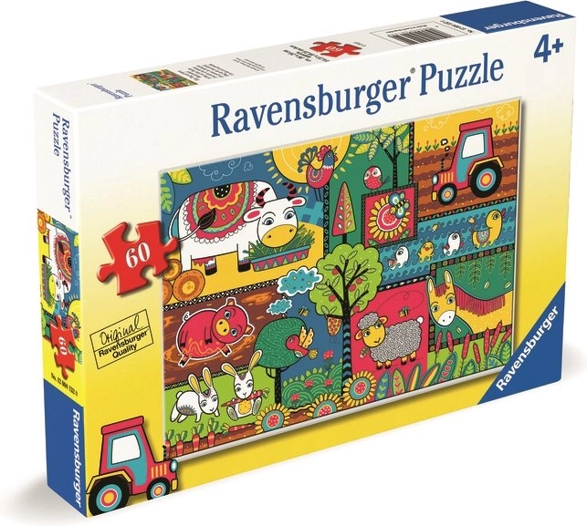 Puzzel Dag op de boerderij 60 stukjes