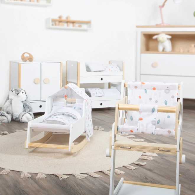 Small Foot Kastje voor poppen Little Button