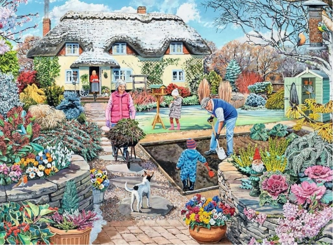 Puzzel Grootvaders tuin 500 stukjes Ravensburger