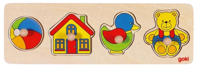 Puzzel speelgoed - houten speelgoed Goki