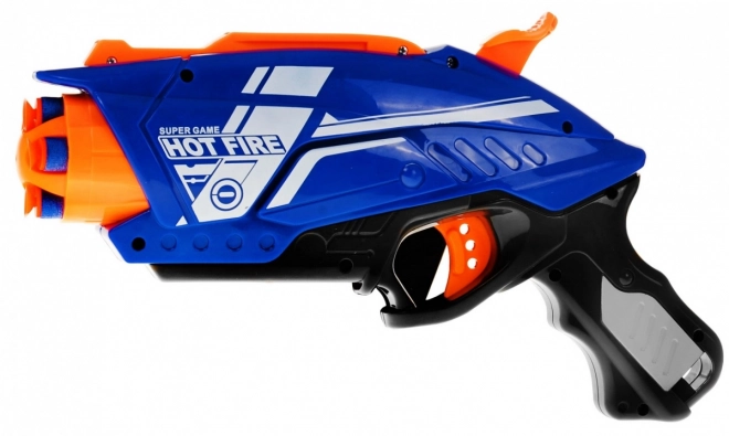 Handmatig pistool voor kinderen 6+ Blaze Storm Veermechanisme + 20 lange foamkogels