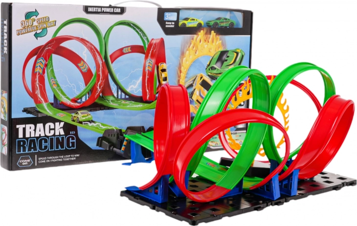 Mega Wyrzutnia Kinder Racebaan Fire Track