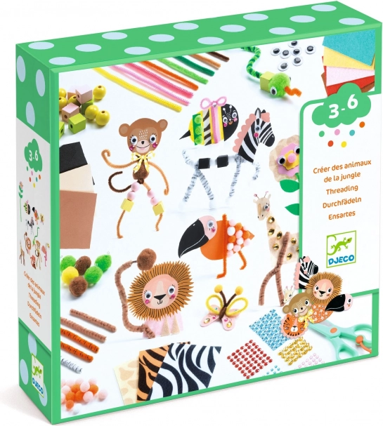 Decoratieve creatieset Jungle van Djeco