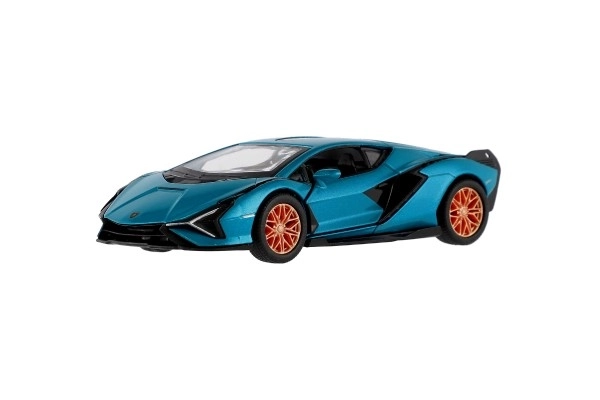 Auto Kinsmart Lamborghini Sián FKP 37 metaal/plastic 13cm mix kleuren
