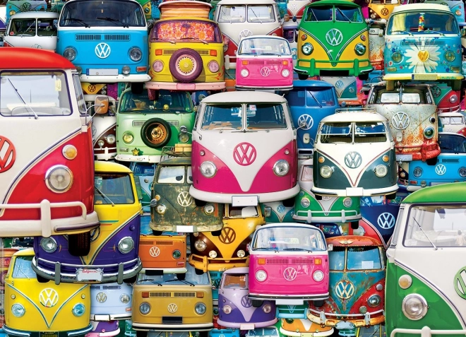 EUROGRAPHICS Puzzel Volkswagen Bus: Funky Jam 1000 stukjes