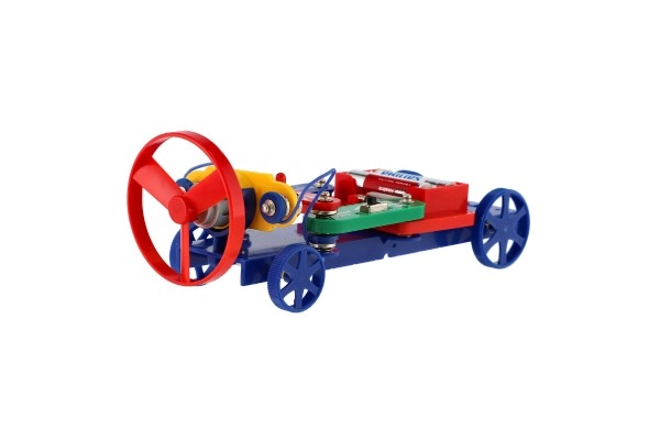 Werkende propeller en zichtbaar circuit