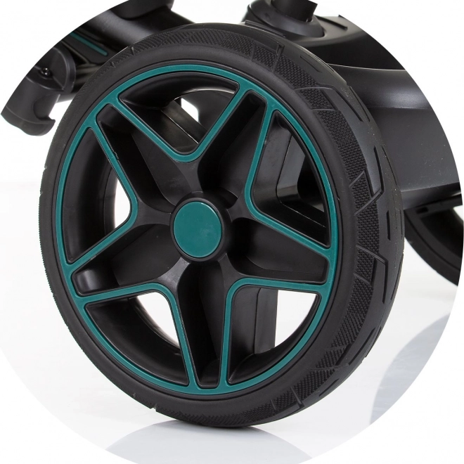 Chipolino driewieler met kap en muziekbox Derby 2-in-1 Obsidian