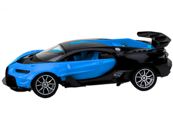 Afstandsbediening raceauto blauw 1:16