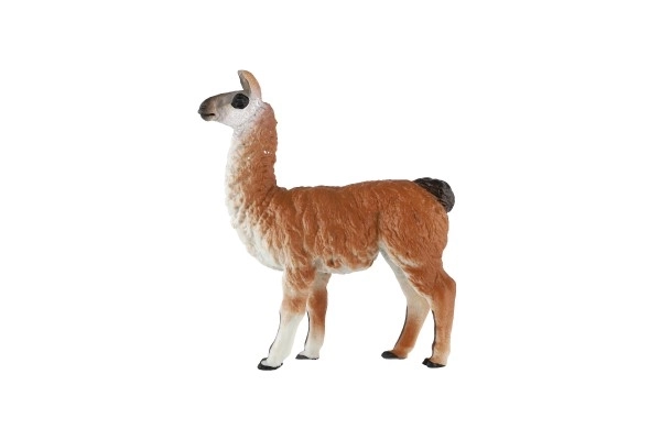 Lama alpaka gemaakt van plastic 12cm in zakje