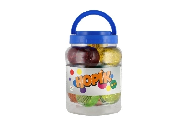 Bal met glitter 6 cm