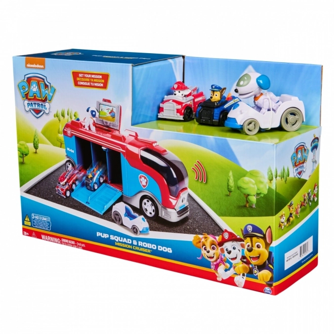 Patrouillewagen Paw Patrol met autootjes