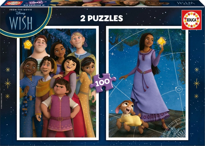 Educa puzzel Wensen 2×100 stukjes