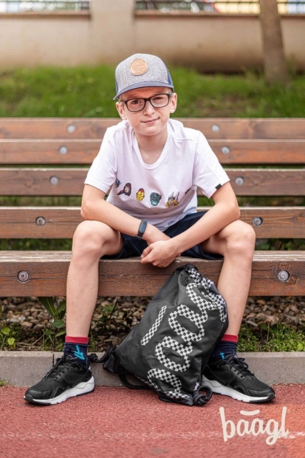 Zak voor binnen schoenen Skate Ska met BAAGL logo