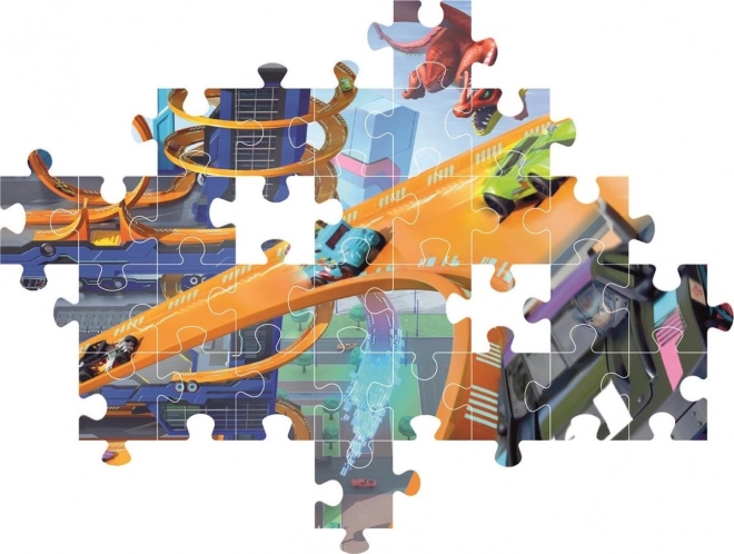 CLEMENTONI Puzzel Hot Wheels 104 stuks