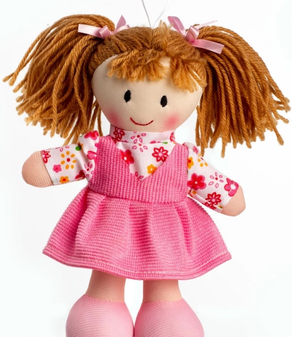 Pluchen pop Anička 20 cm, spreekt Slowaaks
