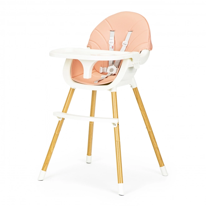 Ecotoys Eetstoel 2-in-1 Roze