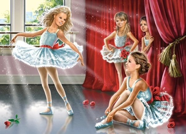 Puzzel Balletklas 120 stukjes
