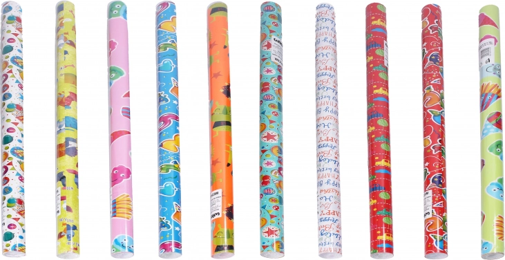 Cadeaupapier kinder mix 0,7 × 2 m