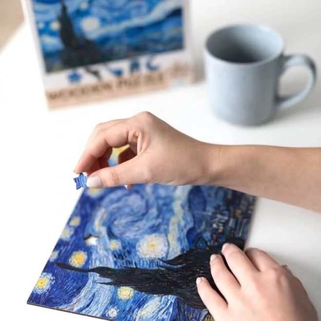 Houten puzzel Vincent van Gogh - Sterrennacht 200 stukjes
