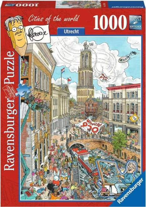 RAVENSBURGER Puzzel Steden van de Wereld: Utrecht 1000 stukjes