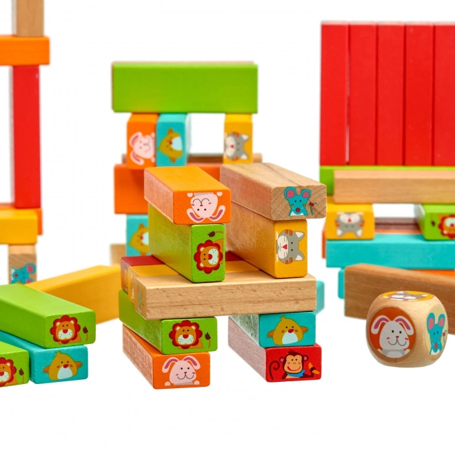 Lucy & Leo 'Raad, wie' - houten kinderspel Jenga