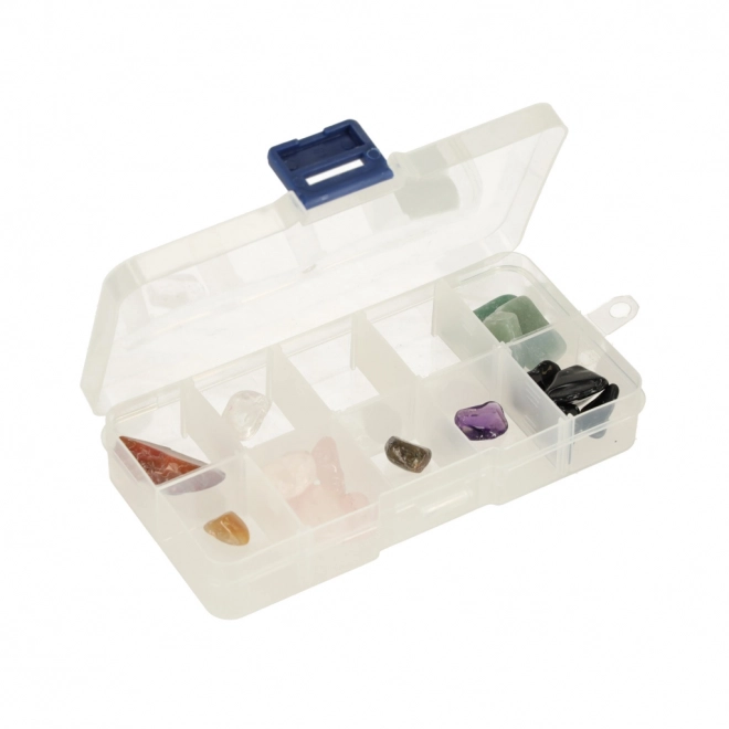 Set van de jonge kleine archeoloog met mineralen 9 stuks