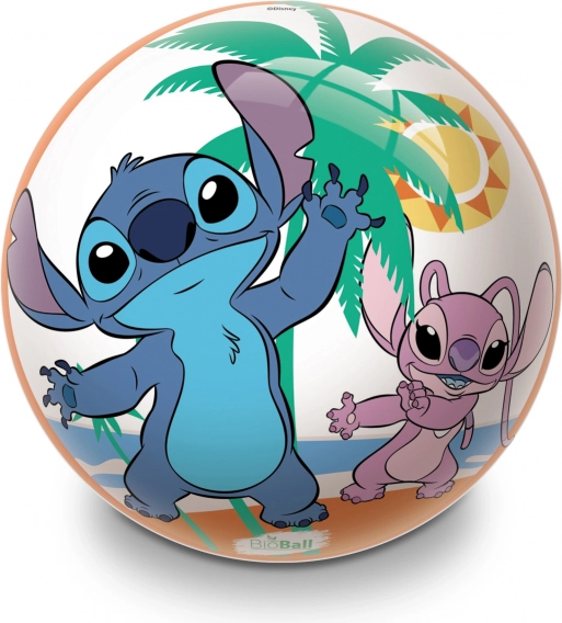 Opgeblazen plastic bal STITCH 22 cm BioBall