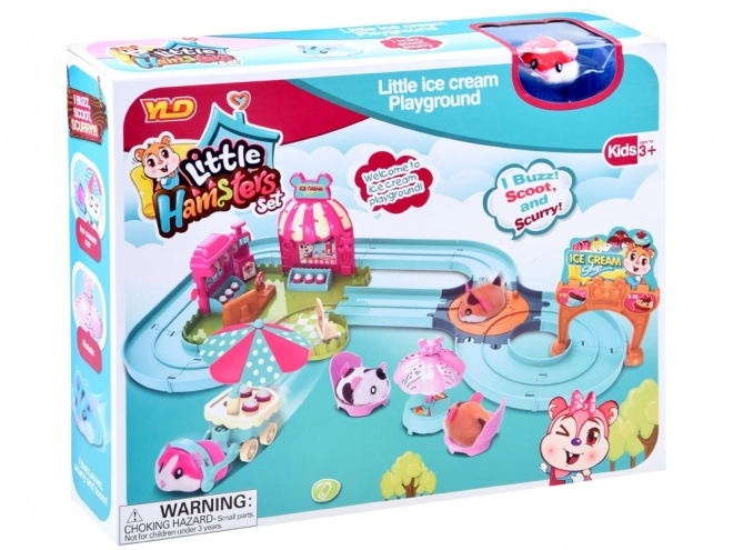 Interactieve hamsterspeelbaan - accessoire voor ijssalon ZA3989
