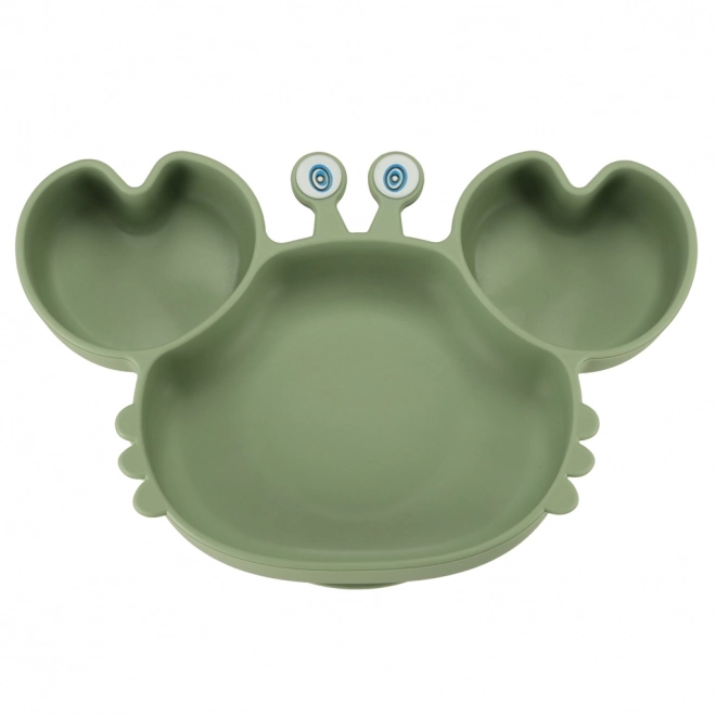 Kinder siliconen gereedschap krab set 19 stuks groen