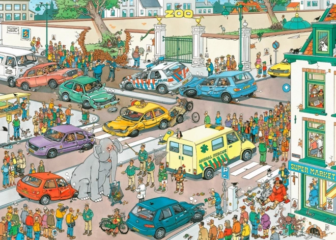 JUMBO Puzzel Jumbo gaat winkelen, 1000 stukjes