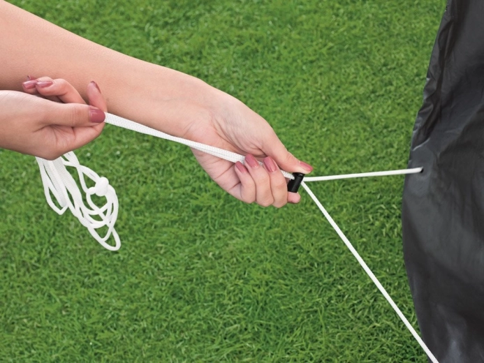 Veilige bevestiging met koorden