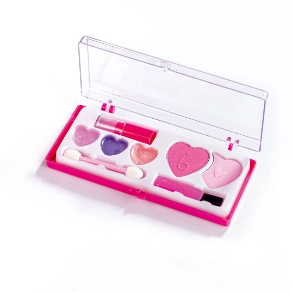 Kinder make-up set beauted op pallet op kaart 17x17x2cm